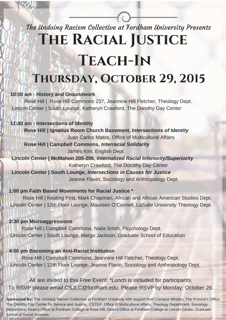 The Racial Justice Teach-In
